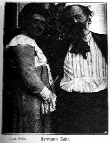 1906 Mit Rosa Jokl / Rosa Bahr