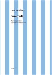 Hermann Bahr, Kritische Schriften - 17 - Summula